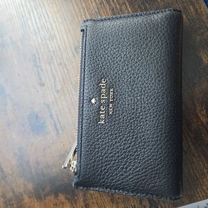 Kate Spade Black Leather Wallet